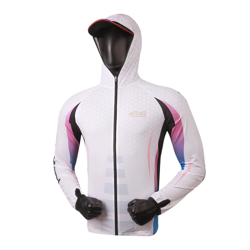 Ice Silk Fishing Sunscreen Suit Men's Summer Breathable Fishing Jacket Pants Large Size Rock Lure Sea Fishing Clothes