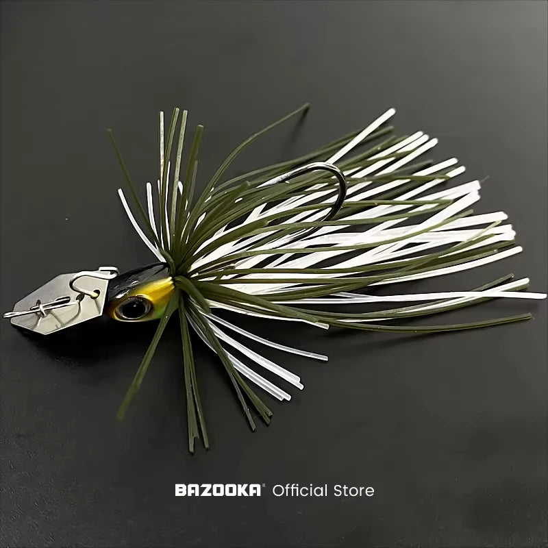 Bazooka Spinnerbait Wire Bait Fishing Lure Set Metal Spinner Hook Spoon Wobblers Artificial Sequins Bass Pike Carp Ice Winter