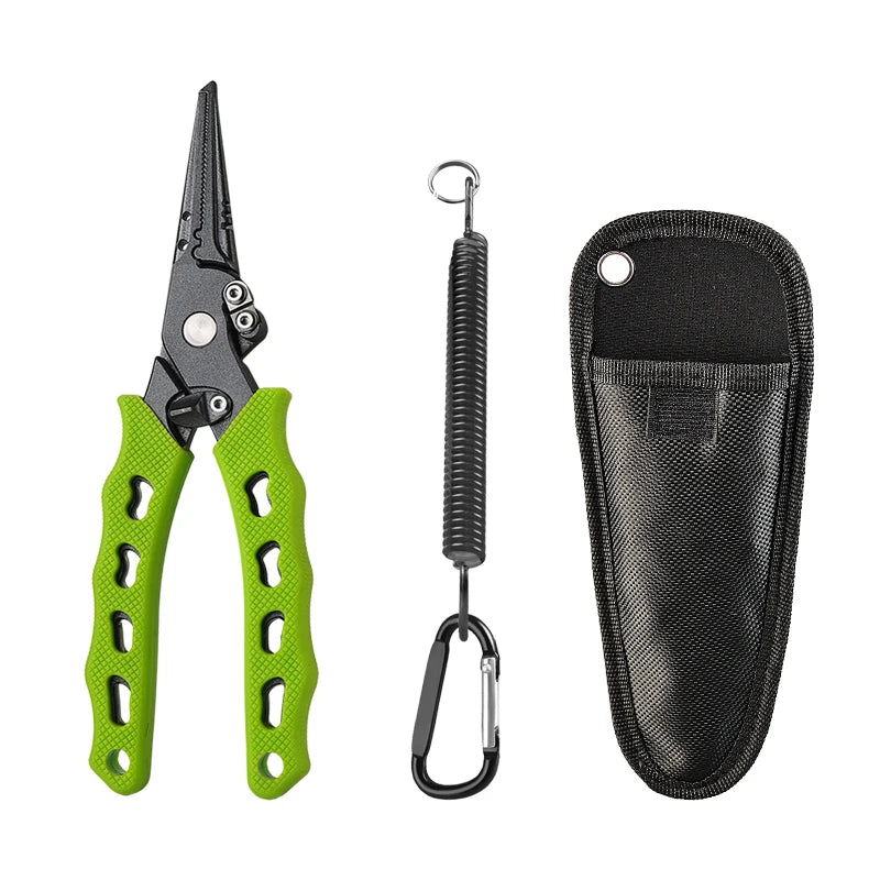 TAIYU 5-color stainless steel lure pliers fishing pliers cut line hook remover accessory stainless steel style sea fishing gear