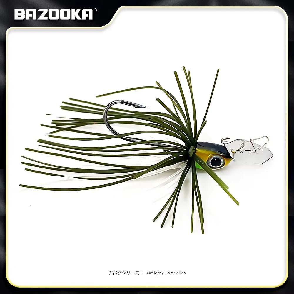 Bazooka Spinnerbait Wire Bait Fishing Lure Set Metal Spinner Hook Spoon Wobblers Artificial Sequins Bass Pike Carp Ice Winter