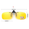 4 Color Grey Lenses Polarized Sunglasses Clip On Flip Up UV 380 Driving Fishing Night Vision Glasses Clips