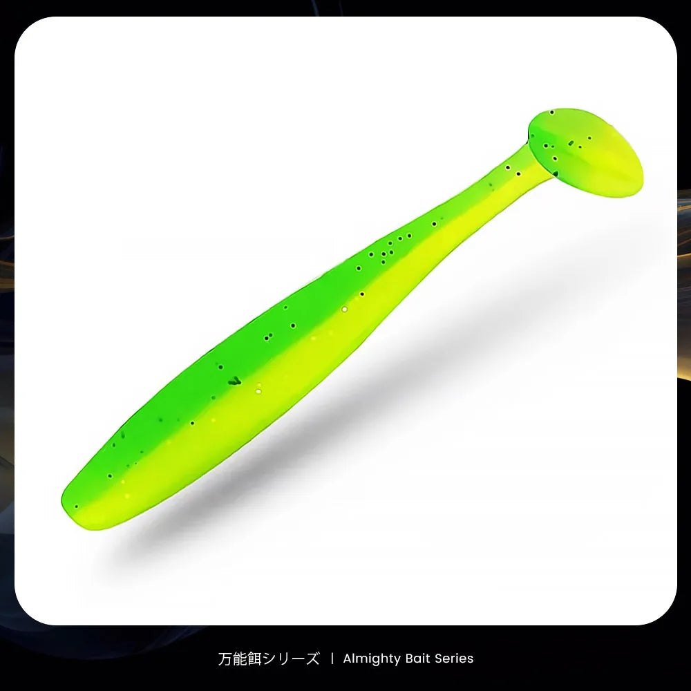 Bazooka 100mm 150mm Big Fishing Lure Worm Silicone Easy Shiner Shad T Tail Soft Bait Ice Wobbler Swimbait Pesca Bass Pike Winter