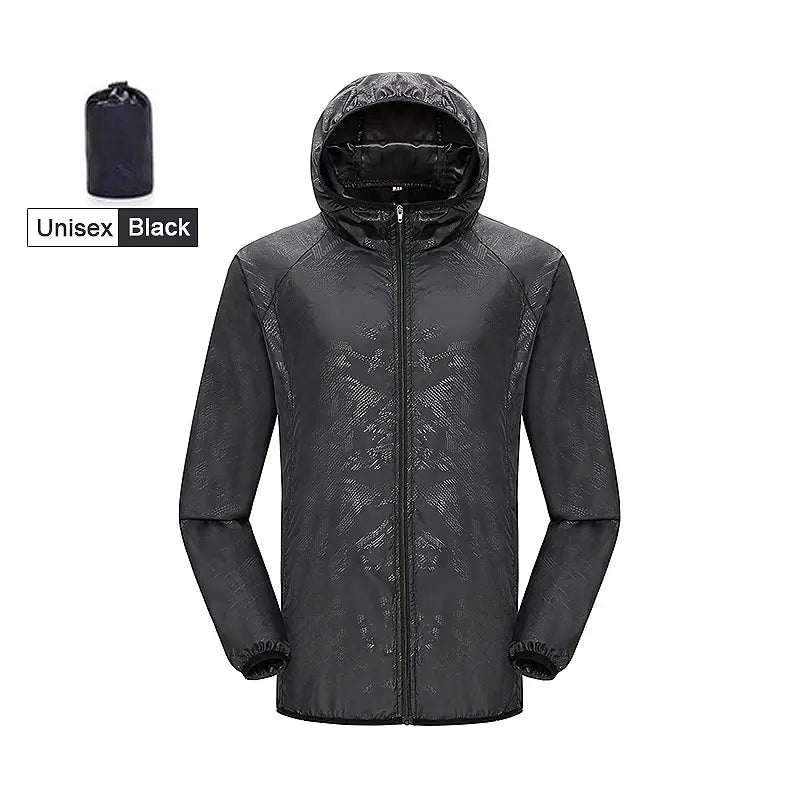LNGXO Men Women Waterproof Jacket Quick Dry Hiking Camping Windbreaker Unisex Trekking Fishing Rain Coat Outdoor Anti UV Clothes