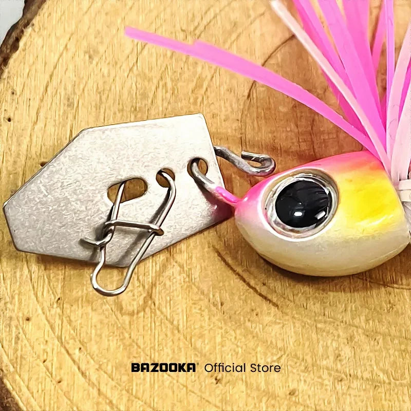 Bazooka Spinnerbait Wire Bait Fishing Lure Set Metal Spinner Hook Spoon Wobblers Artificial Sequins Bass Pike Carp Ice Winter