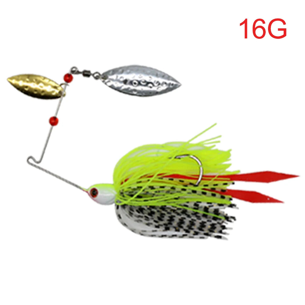 Mycena  16G&18G&21G  spinner bait  Bass jig Chatter bait fishing lure  chatterbait Fishing Kit  Wobblers For Bass Fishing Tackle