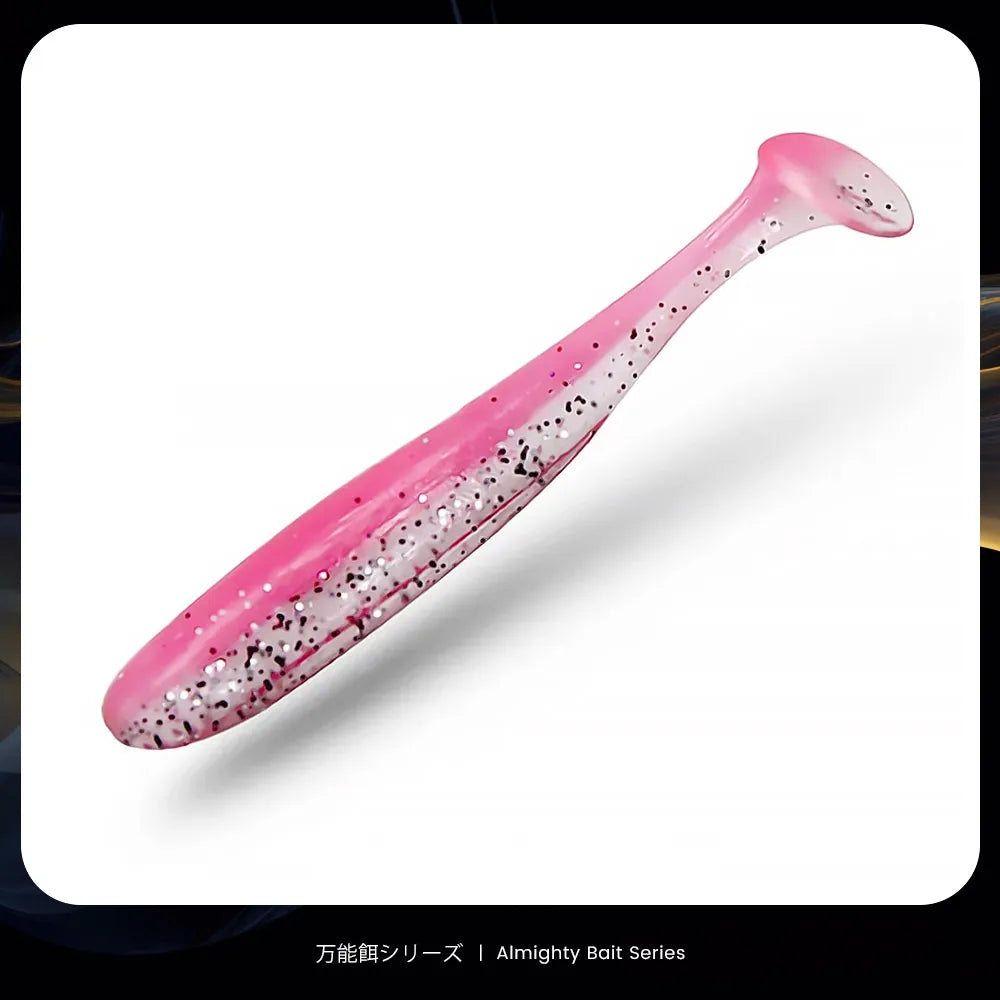 Bazooka 100mm 150mm Big Fishing Lure Worm Silicone Easy Shiner Shad T Tail Soft Bait Ice Wobbler Swimbait Pesca Bass Pike Winter