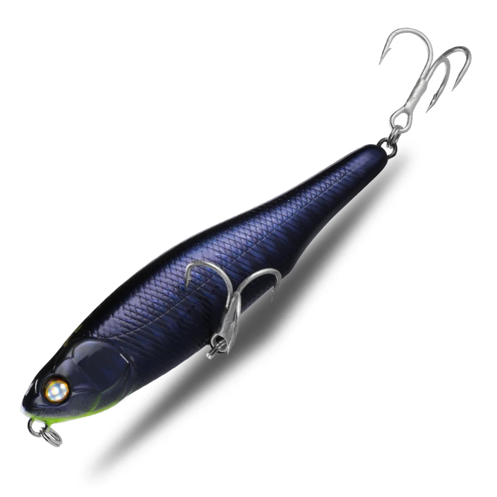 BEARKING 87mm 100mm Topwater Pencil Surface Fishing Lure Walk The Dog Artificial Saltwater Hard Bait Bass Plastic Walker