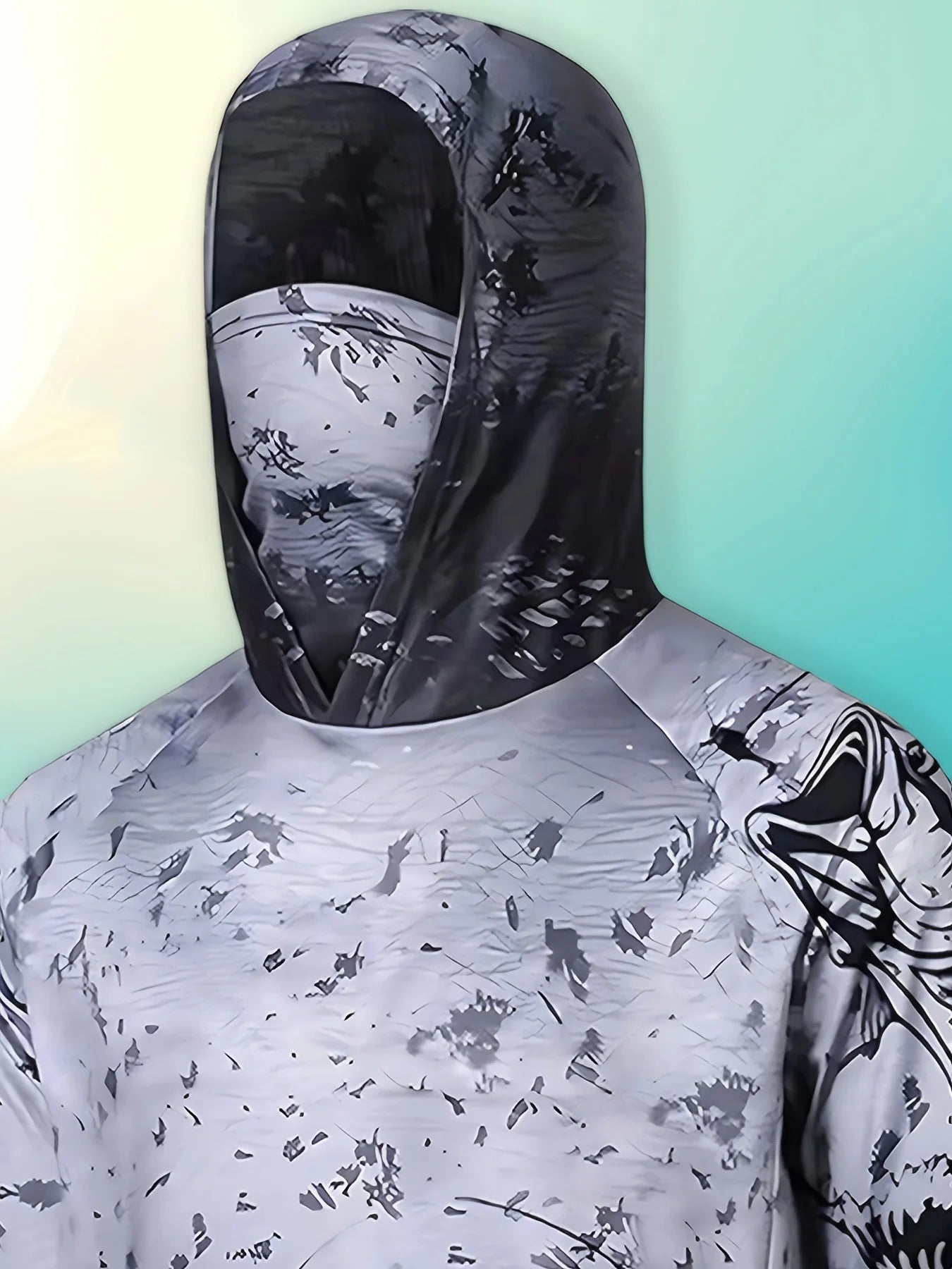 2026 Summer New Style Men's Long-Sleeved Shirt with 3D Fishing Pattern Print for Sporty and Casual Wear Comfortable and Soft