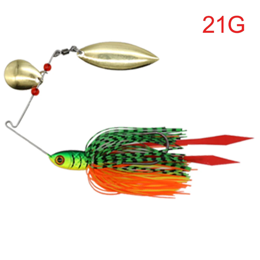 Mycena  16G&18G&21G  spinner bait  Bass jig Chatter bait fishing lure  chatterbait Fishing Kit  Wobblers For Bass Fishing Tackle