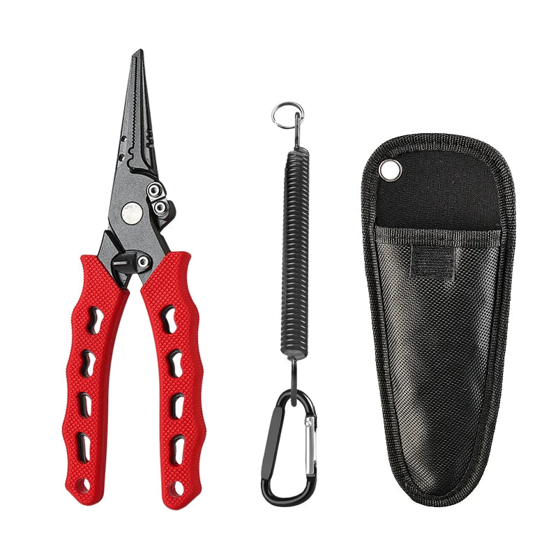 TAIYU 5-color stainless steel lure pliers fishing pliers cut line hook remover accessory stainless steel style sea fishing gear