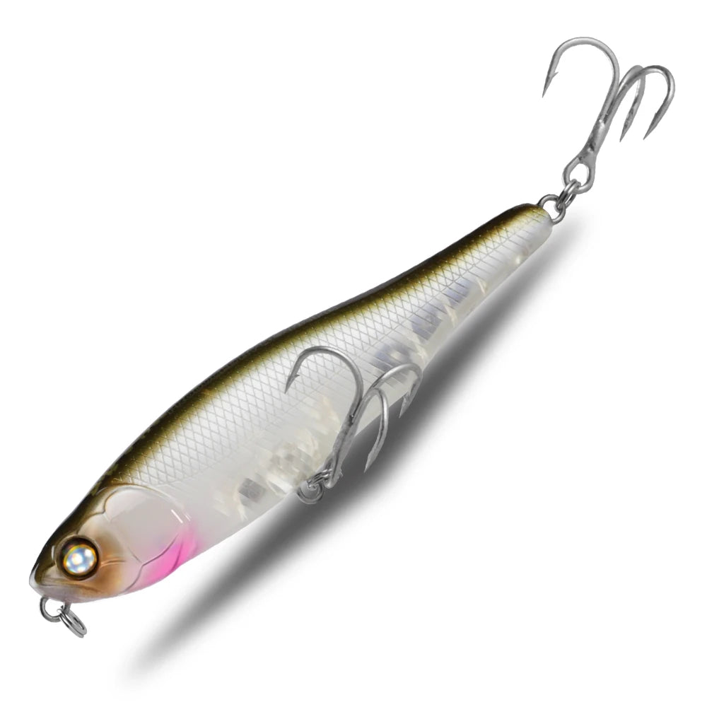 BEARKING 87mm 100mm Topwater Pencil Surface Fishing Lure Walk The Dog Artificial Saltwater Hard Bait Bass Plastic Walker