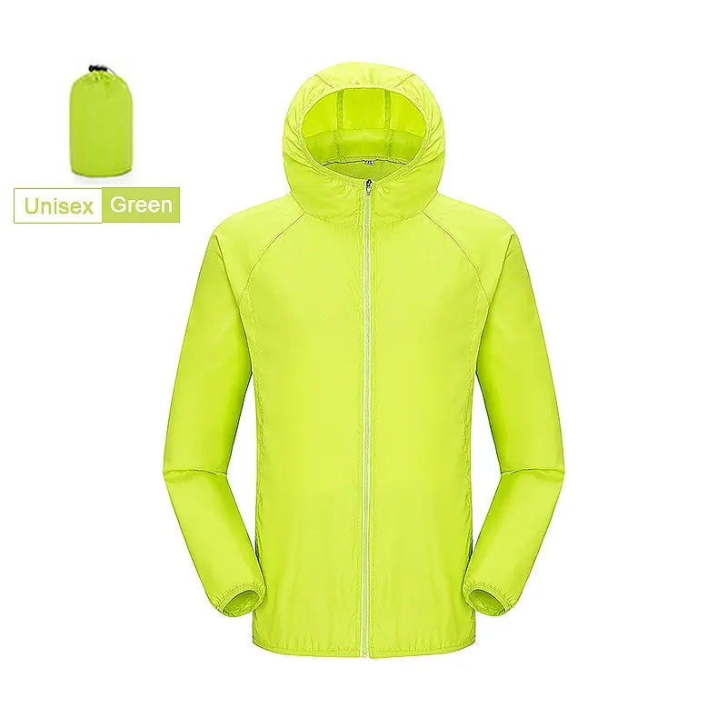 LNGXO Men Women Waterproof Jacket Quick Dry Hiking Camping Windbreaker Unisex Trekking Fishing Rain Coat Outdoor Anti UV Clothes