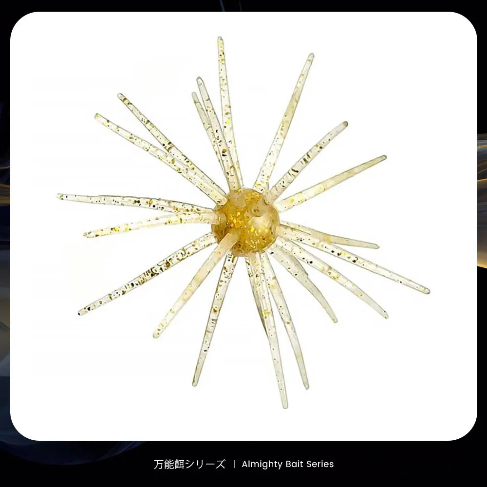 Bazooka 2.8g 8.7g Fishing Lure Simulated PVC Sea Urchin Soft Pike Silicone For Bream Sea Bass Tilapia Gears Mandarin Winter Bait