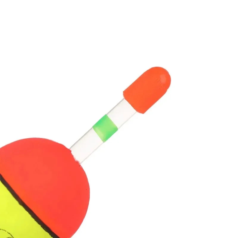 2/10pcs EVA Luminous Fishing Night Float Light Stick Foam Plastic Bobber Sea Rock Fishing Striking Floats Fishing Accessories