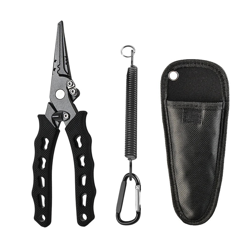TAIYU 5-color stainless steel lure pliers fishing pliers cut line hook remover accessory stainless steel style sea fishing gear