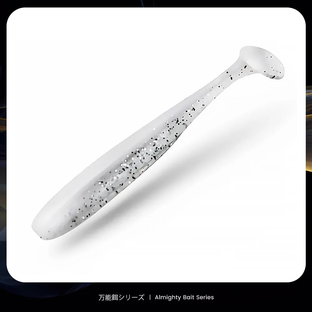 Bazooka 100mm 150mm Big Fishing Lure Worm Silicone Easy Shiner Shad T Tail Soft Bait Ice Wobbler Swimbait Pesca Bass Pike Winter