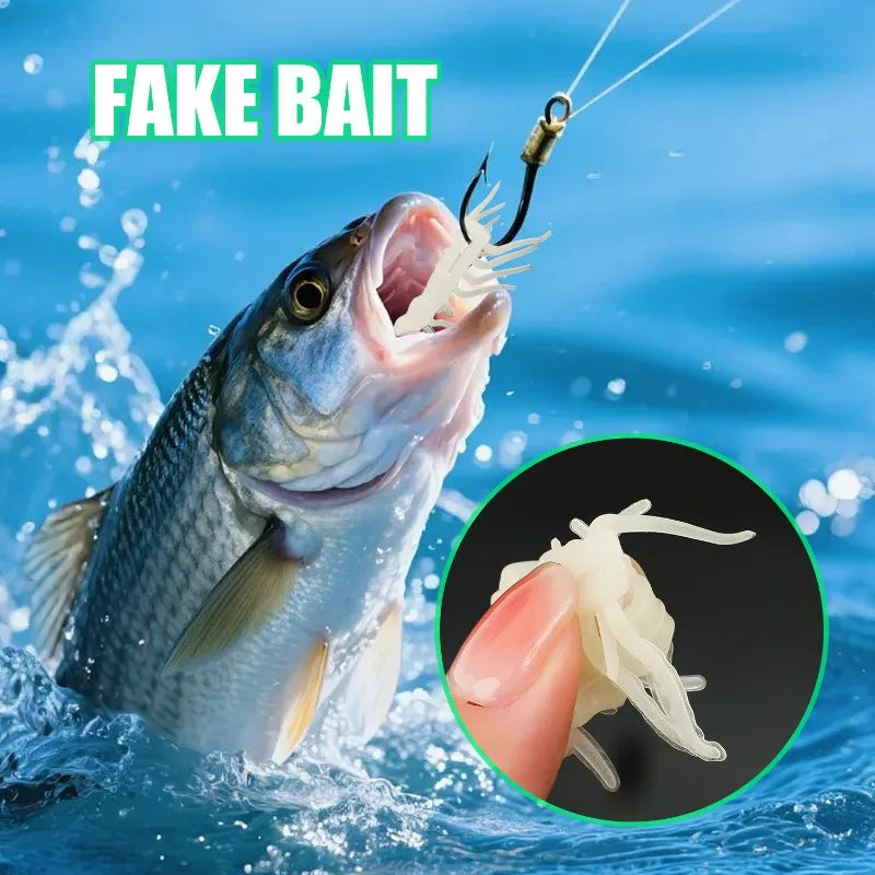 Transparent Hard Bait Lure Set for Saltwater Fishing Outdoor Minnow Tackle Realistic Fish Shape Slow Sinking Universal Fishing