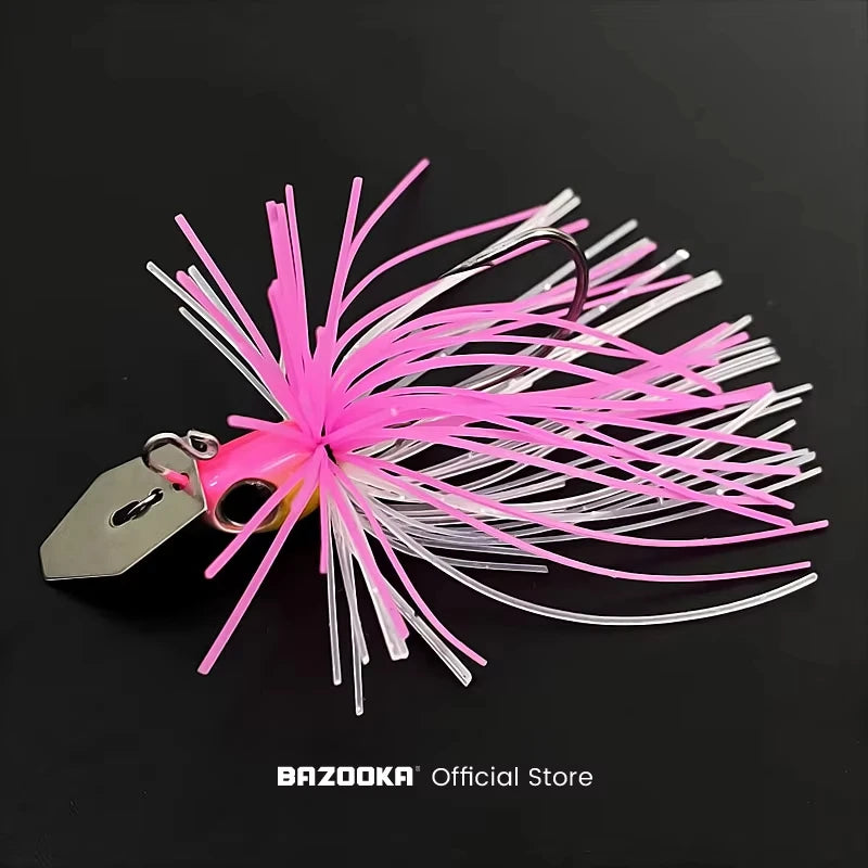 Bazooka Spinnerbait Wire Bait Fishing Lure Set Metal Spinner Hook Spoon Wobblers Artificial Sequins Bass Pike Carp Ice Winter