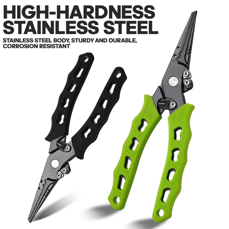 TAIYU 5-color stainless steel lure pliers fishing pliers cut line hook remover accessory stainless steel style sea fishing gear