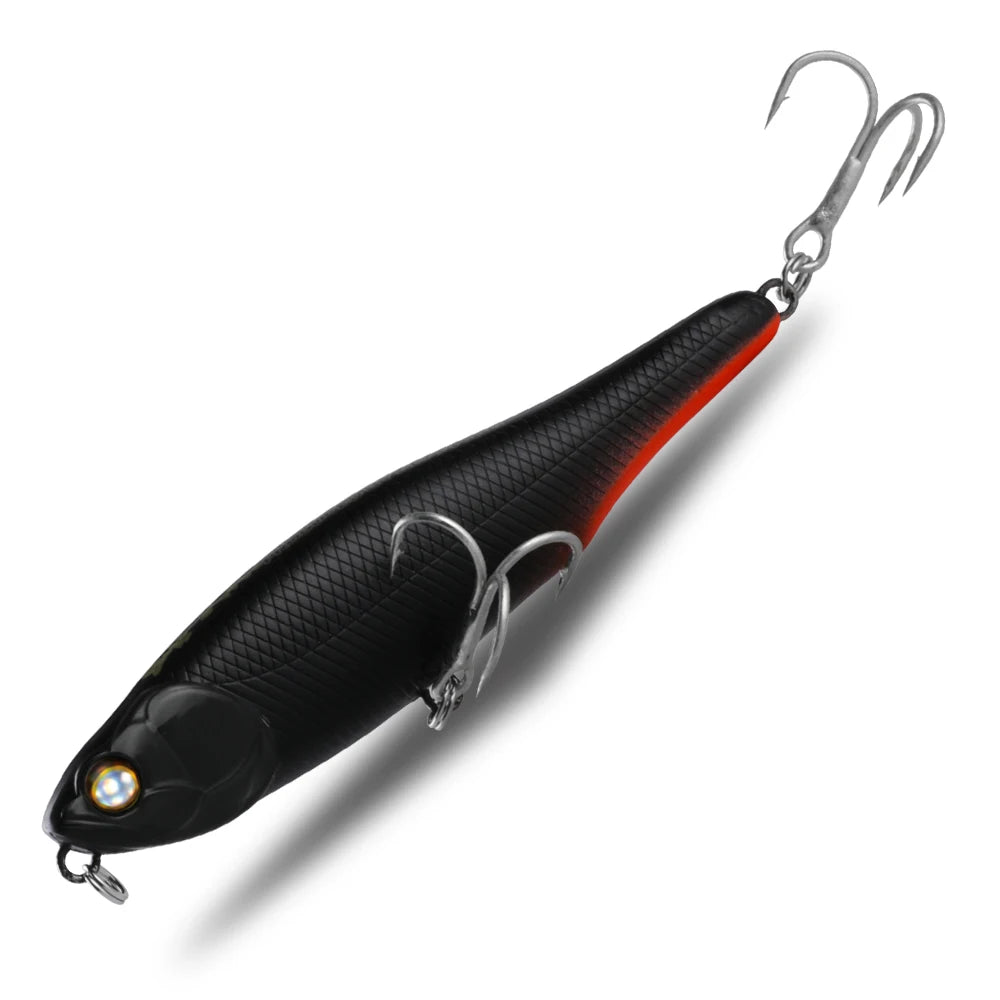 BEARKING 87mm 100mm Topwater Pencil Surface Fishing Lure Walk The Dog Artificial Saltwater Hard Bait Bass Plastic Walker