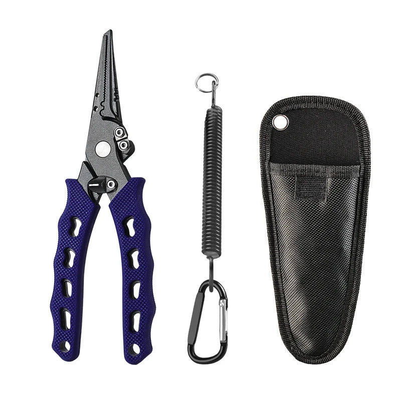 TAIYU 5-color stainless steel lure pliers fishing pliers cut line hook remover accessory stainless steel style sea fishing gear