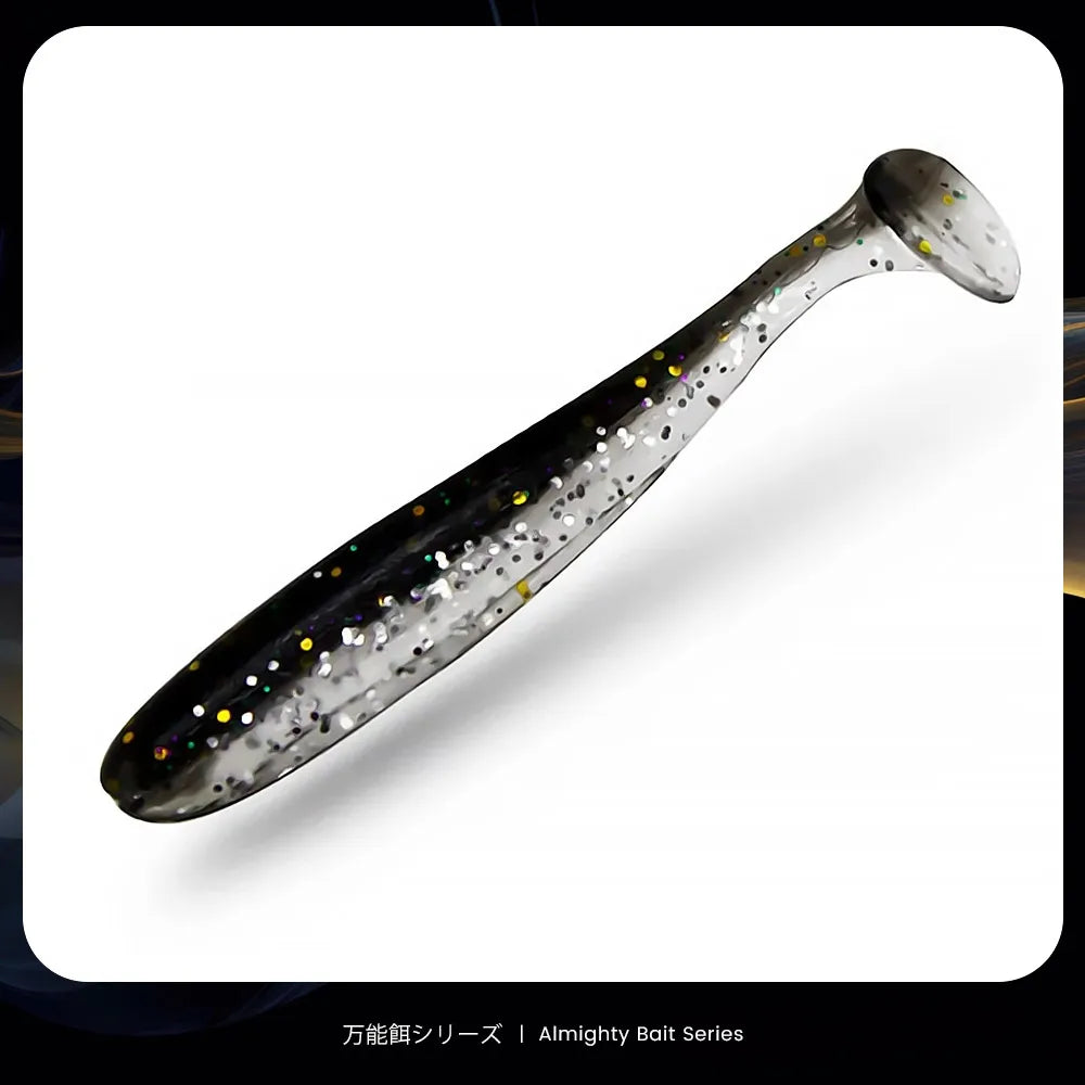 Bazooka 100mm 150mm Big Fishing Lure Worm Silicone Easy Shiner Shad T Tail Soft Bait Ice Wobbler Swimbait Pesca Bass Pike Winter