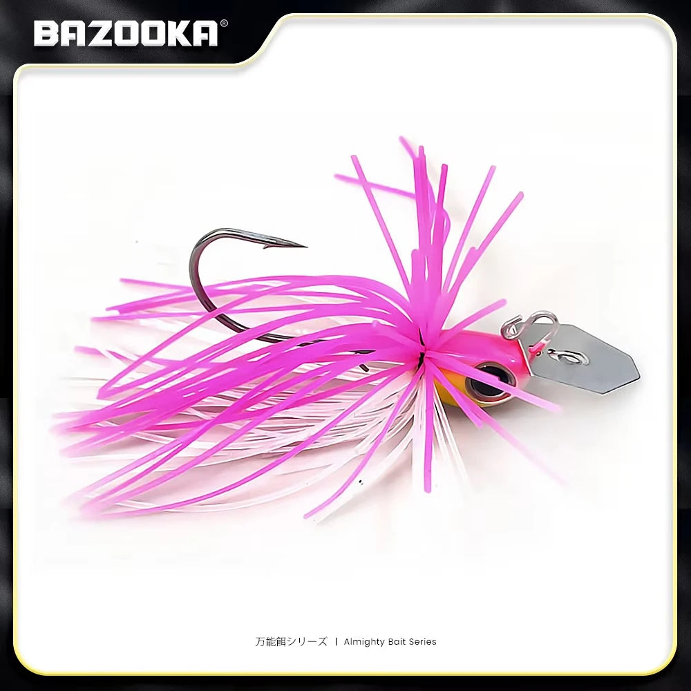 Bazooka Spinnerbait Wire Bait Fishing Lure Set Metal Spinner Hook Spoon Wobblers Artificial Sequins Bass Pike Carp Ice Winter