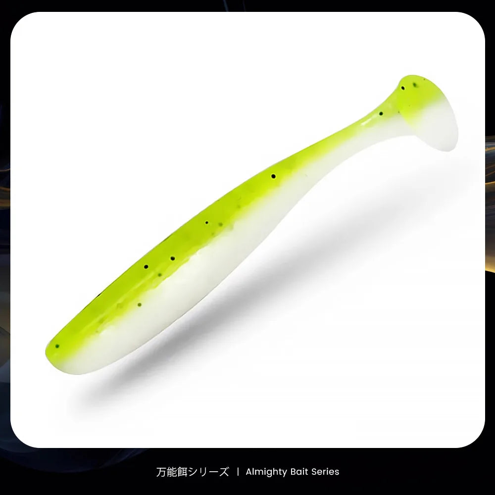 Bazooka 100mm 150mm Big Fishing Lure Worm Silicone Easy Shiner Shad T Tail Soft Bait Ice Wobbler Swimbait Pesca Bass Pike Winter